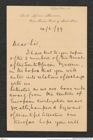 Nachlass Franz Steindachner, Brief von W. L. Sclater an Franz Steindachner (14.06.1899), Inv.Nr. 472.01, Seite 1